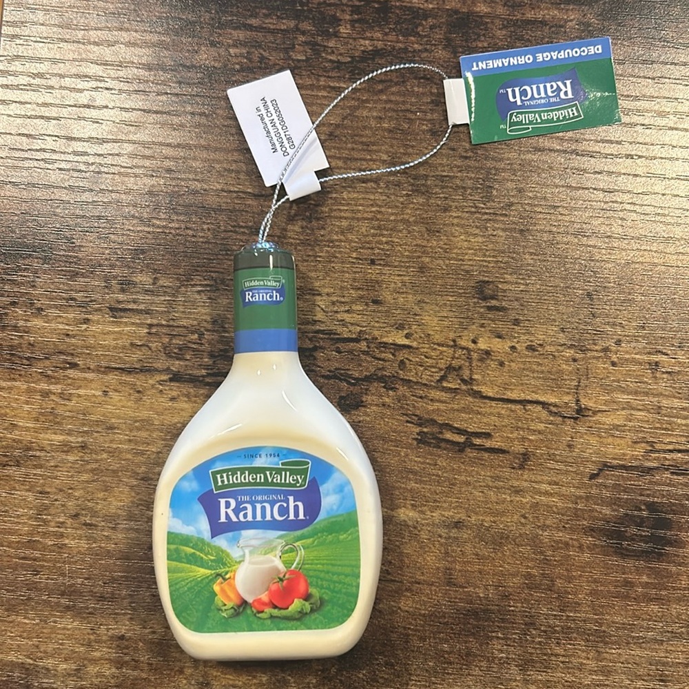 Hidden Valley original ranch ornament